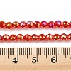 Electroplate Transparent Glass Beads EGLA-B013-02A-AB06-4