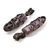 Natural Amethyst Pendants G-K338-28R-06-2
