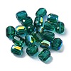 AB Color Plated Glass Beads GLAA-F108-12B-07-1