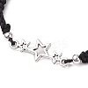 Heart & Star Tibetan Style Alloy Link Bracelets BJEW-JB101002-4