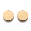 Ion Plating(IP) 304 Stainless Steel Pendants STAS-O133-06A-G-1