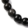 Natural Silver Sheen Obsidian Beads Strands G-F808-C01-16mm-4