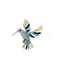 Exquisite Hummingbird Alloy Brooch Pins PW-WGDF6BC-02-1