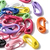 20Pcs Spray Painted Alloy Push Gate Snap Keychain Clasp Findings FIND-YW0001-74-2