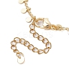 Brass Curb Chain Bracelet Makings AJEW-JB01323-4