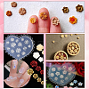 4Pcs 4 Styles Heart Silicone Carved Molds MRMJ-SC0001-48-6