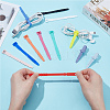 CRASPIRE 60Pcs 12 Colors Silicone Zip Ties AJEW-CP0005-32-3