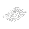 Carbon Steel Cutting Dies Stencils DIY-XCP0002-32-3
