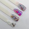 7Pcs 7 Colors Brass Cubic Zirconia Pendants KK-DR0001-03-6