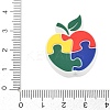 Autism Theme Silicone Beads SL-CBAF318-D05-3