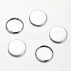 Non-Tarnish Stainless Steel Plain Edge Bezel Cups X-STAS-M226-03B-5