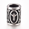 304 Stainless Steel European Beads OPDL-G010-07AS-04B-1
