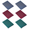 6Pcs 3 Colors Nylon & Emery Cloth FIND-CA0001-52A-1