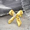 304 Stainless Steel Open Cuff Finger Rings for Women STAS-Z111-06G-2