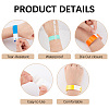 300Pcs Synthetic Paper Polypropylene Disposable Wristbands BJEW-SP0001-09E-5