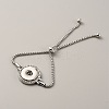 Crystal Rhinestone Interchangeable Snap Link Slider Bracelet Settings with Box Chains BJEW-WH0014-005A-1