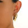 Elegant 201 Stainless Steel Hand Chandelier Earrings ZD9069-1-1