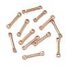 Ion Plating(IP) 304 Stainless Steel Connector Charms STAS-Q323-06A-RG-1