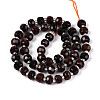 Natural Orange Garnet Beads Strands G-T144-A01-05-3