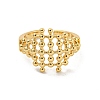 Brass Hollow Wide Open Cuff Rings RJEW-N046-08G-RS-2