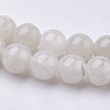 Natural Yellow Jade Beads Strands G-G598-4mm-YXS-03-3