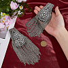 2Pcs Iron & Glass Epaulettes Costume Accessories DIY-FH0009-04B-3