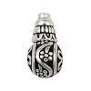 Tibetan Style Alloy 3-Hole Guru Bead Sets PALLOY-TAC0009-36AS-8