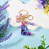 Resin Butterfly Pendant Keychains KEYC-TAC0034-03L-4