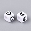 Opaque Acrylic Beads SACR-Q001-09B-3