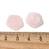 Natural Rose Quartz Carved Cabochons G-C185-01B-01-3
