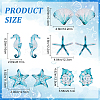 Ocean Theme Waterproof PVC Plastic Stickers DIY-WH0029-65-2
