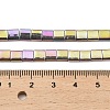 Electroplated Non-magnetic Synthetic Hematite Beads Strands G-G089-B02-13-4