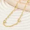 1.5MM Brass Twisted Curb Chain Necklaces for Women Men NJEW-F350-04G-3