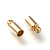 Brass Cord Ends KK-H759-42A-G-2