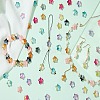 100Pcs Gradient Color Handmade Lampwork Beads DIY-SZ0010-51D-9