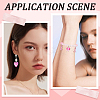 40Pcs 10 Styles Breast Cancer Pink Awareness Ribbon Theme Alloy Enamel Pendants ENAM-SC0005-02-5