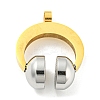 Ion Plating(IP) 304 Stainless Steel Pendants STAS-M329-04G-1