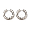 202 Stainless Steel Polishing Hoop Earrings EJEW-M106-02P-06-2