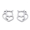 201 Stainless Steel Charms STAS-S081-061-2