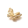 Brass Micro Pave Cubic Zirconia Pendants KK-K378-58G-2