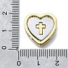 Brass Micro Pave Cubic Zirconia Pendants Set KK-V010-08GP-02-3