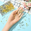 300Pcs 6 Styles Iron Safety Pins NEED-YW0001-08-4