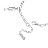 Ocean Theme 304 Stainless Steel Charm Bracelets BJEW-JB12218-01-4