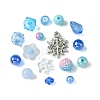 Mixed Styles Transparent Acrylic Beads MACR-FS0001-60-2
