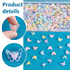   240Pcs Transparent Acrylic Beads MACR-PH0001-74-4