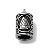 304 Stainless Steel Pendants STAS-D301-08AS-03-1