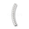 304 Stainless Steel Curved Tube Beads LS-STAS-M071-03J-P-2