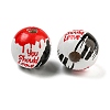 Halloween Series Wood European Beads WOOD-U002-01C-2