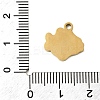 304 Stainless Steel Enamel Charms STAS-I336-05G-04-3