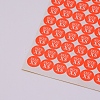 Size XS Clothing Size Round Sticker Labels DIY-WH0209-86F-2